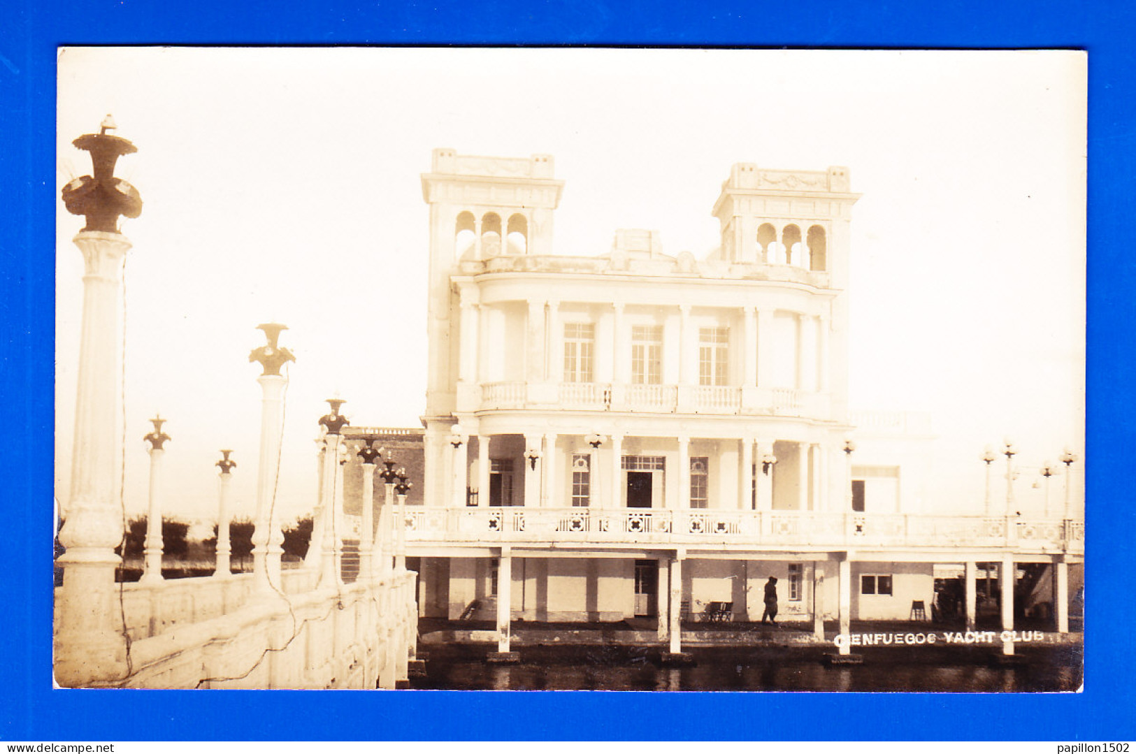 E-Cuba-41A74  Carte Photo, CIENFUEGOS, Yacht Club, Cpa BE - Cuba