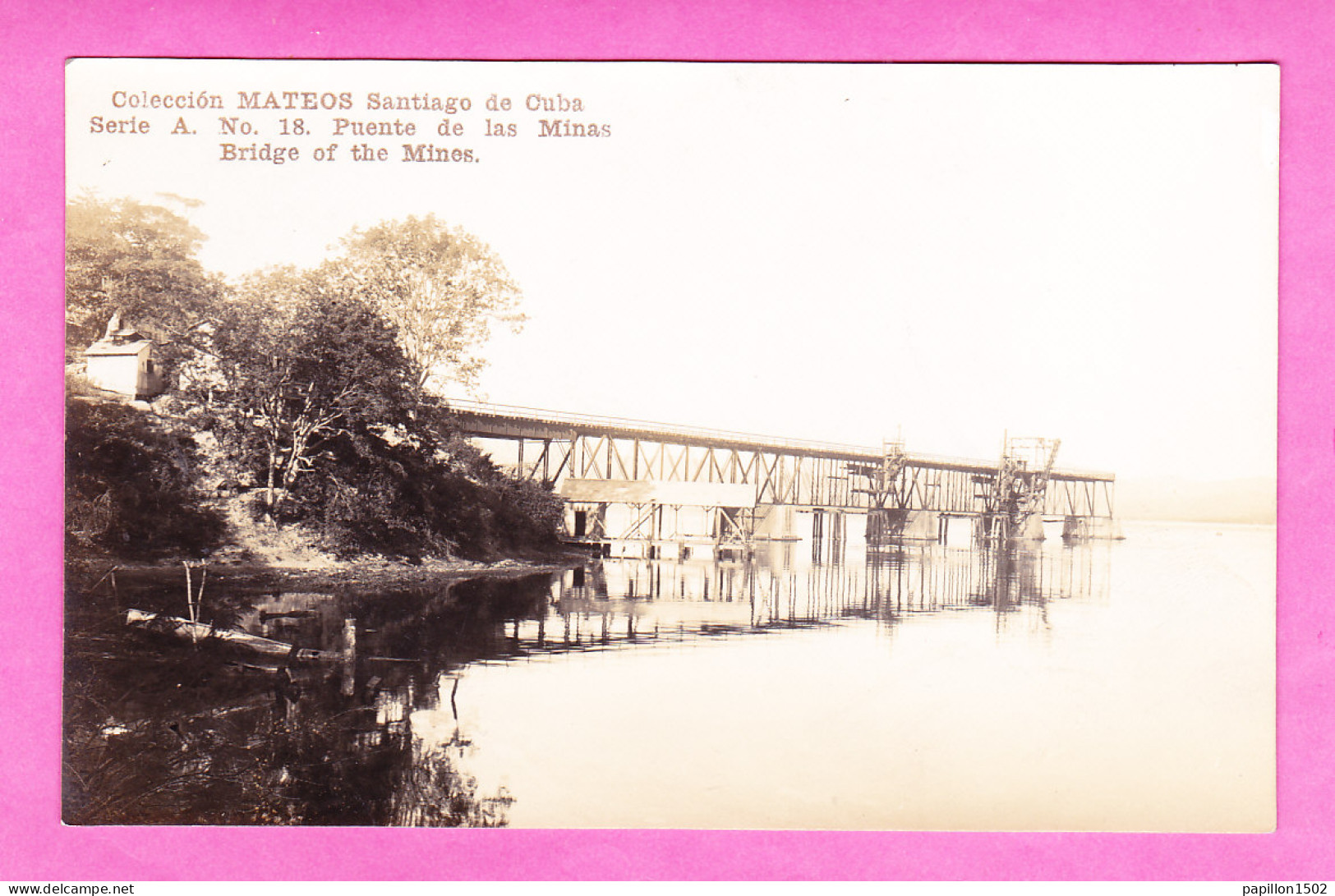 E-Cuba-58A74  Carte Photo, Coleccion MATEOS, Puente De Las Minas, Cpa BE - Cuba