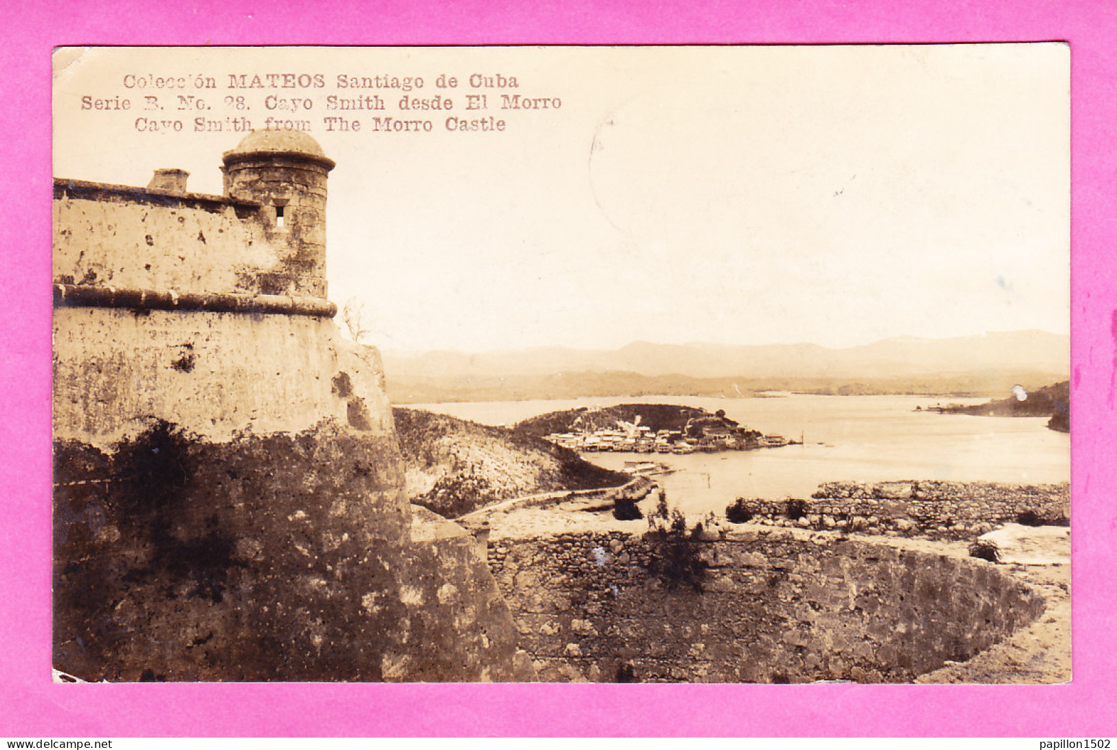 E-Cuba-59A74  Carte Photo, Coleccion MATEOS, Cayo Smith Desde El Morro, Cpa - Cuba