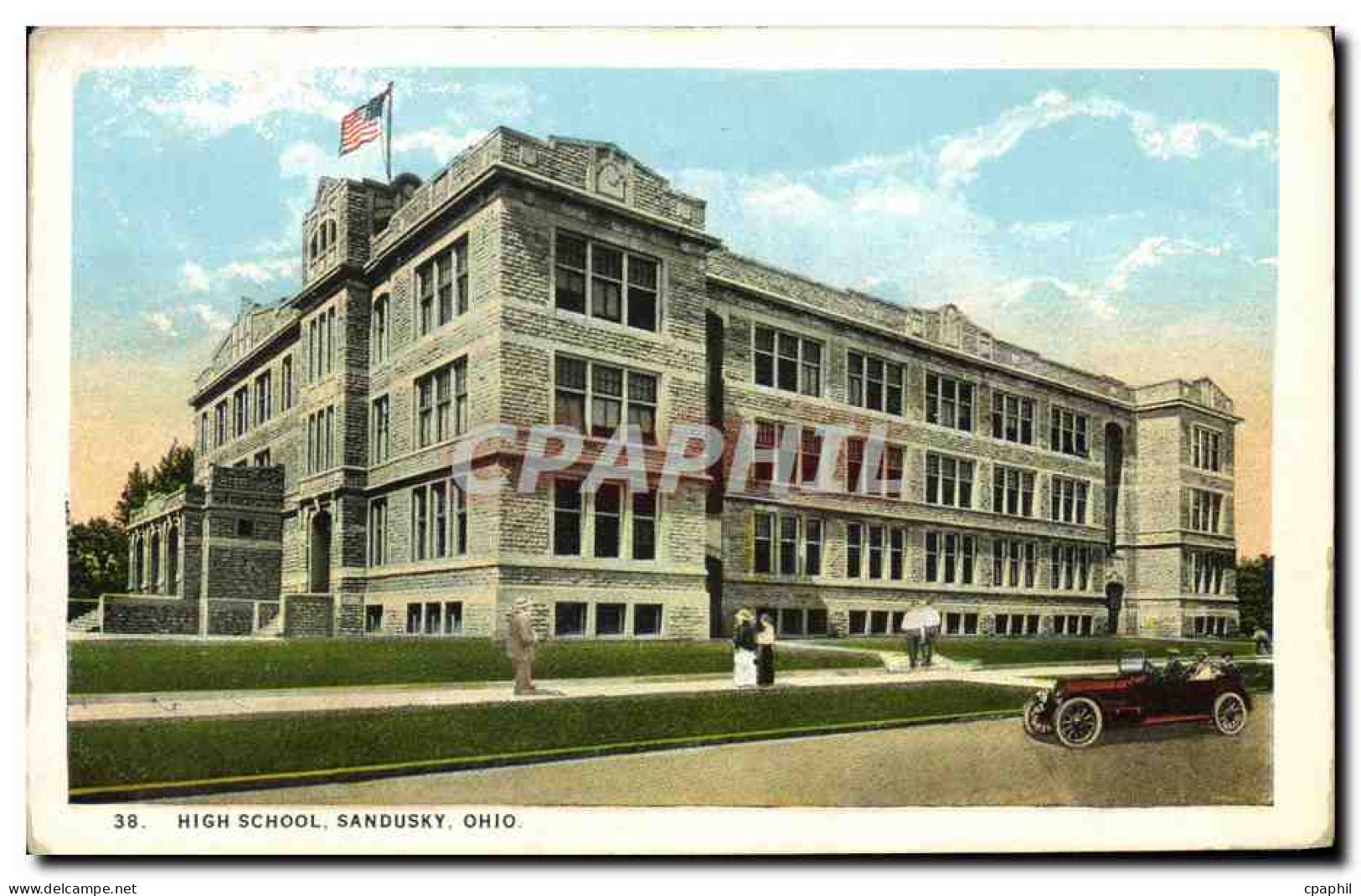 CPA High School Sandusky Ohio - Autres & Non Classés