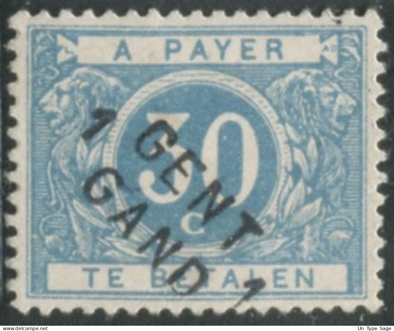 Belgique Timbre-taxe (TX) - Surcharge Locale De Distributeur - GENT / GAND 1 - (F962) - Briefmarken