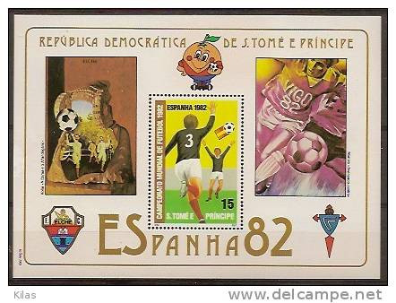 SAO TOME AND PRINCIPE 1982  World Cup Football   "Elche/Vigo" - 1982 – Spain