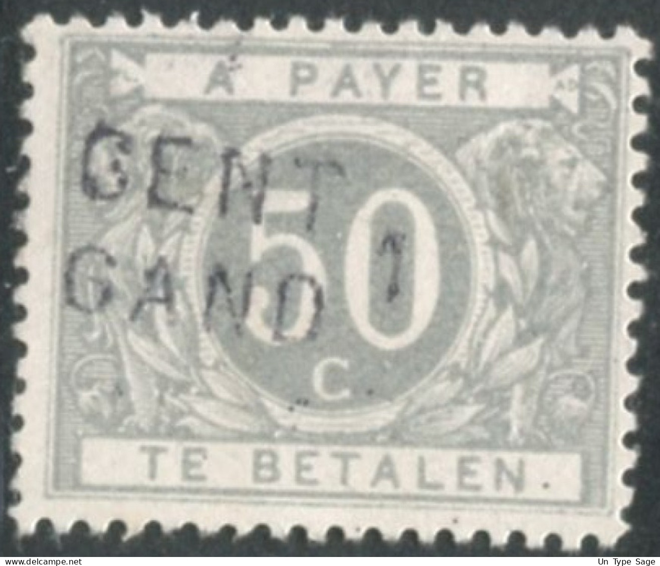 Belgique Timbre-taxe (TX) - Surcharge Locale De Distributeur - GENT / GAND 1 - (F963) - Timbres