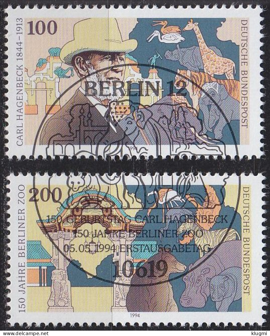 GERMANY BUND [1994] MiNr 1734-35 ( O/used ) Tiere - Used Stamps
