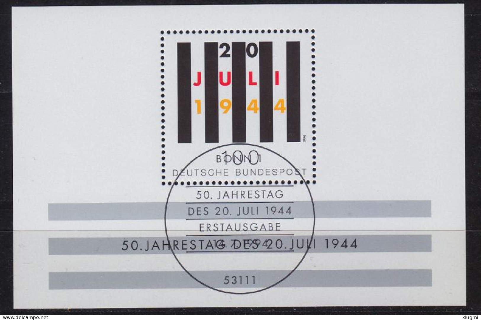 GERMANY BUND [1994] MiNr 1741 Block 29 ( Sonder-O/used ) - Used Stamps