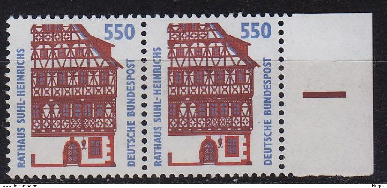 GERMANY BUND [1994] MiNr 1746 ( **/mnh ) [01] Sehenswürdigkeiten 2er - Ungebraucht