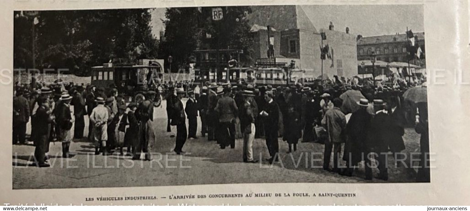 1905 LE CONCOURS DE VÉHICULES AUTOMOBILES INDUSTRIELS ET DE FOURGON MILITAIRES - AUTOMOBILE CLUB DE L'OISE - 1900 - 1949