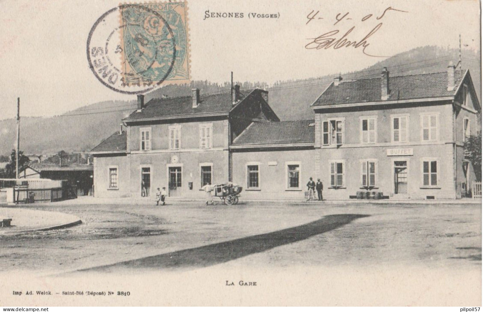 88 - SENONES - La Gare - Senones