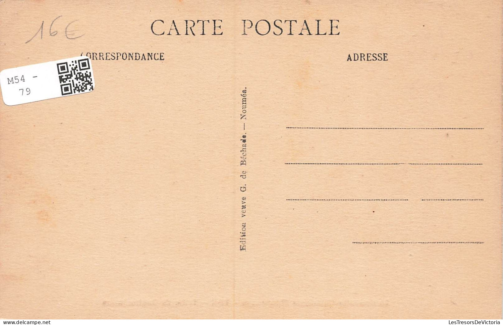 NOUVELLE CALEDONIE - Voh - Tribu De Ouabouionne - Animé - Carte Postale Ancienne - Nouvelle-Calédonie