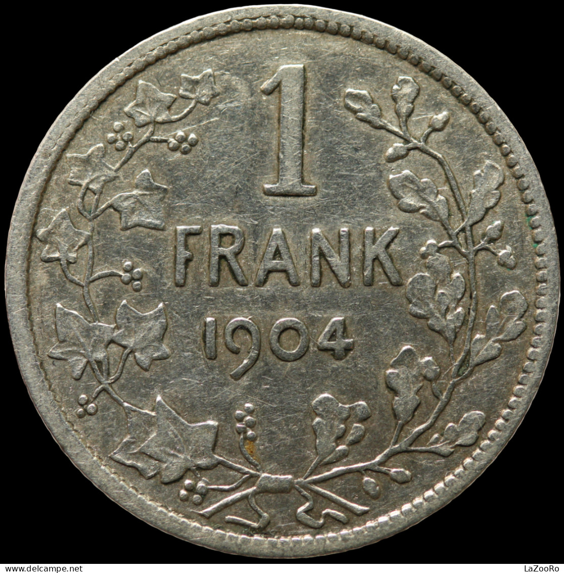 LaZooRo: Belgium 1 Franc 1904 XF - Silver - 1 Franc