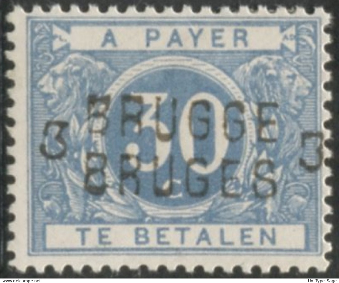Belgique Timbre-taxe (TX) - Surcharge Locale De Distributeur - BRUGGE / BRUGES - (F967) - Briefmarken