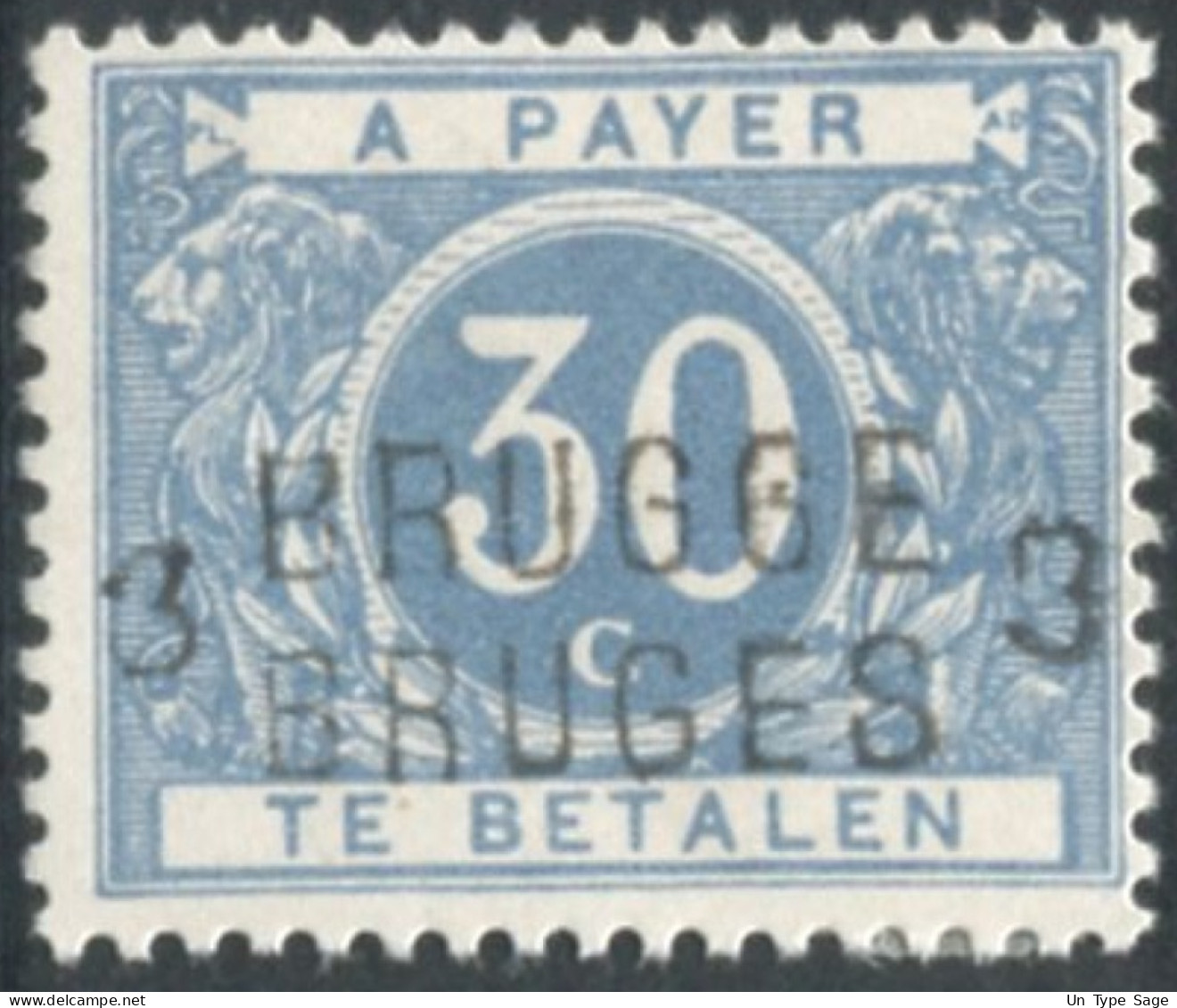 Belgique Timbre-taxe (TX) - Surcharge Locale De Distributeur - BRUGGE / BRUGES - (F968) - Briefmarken