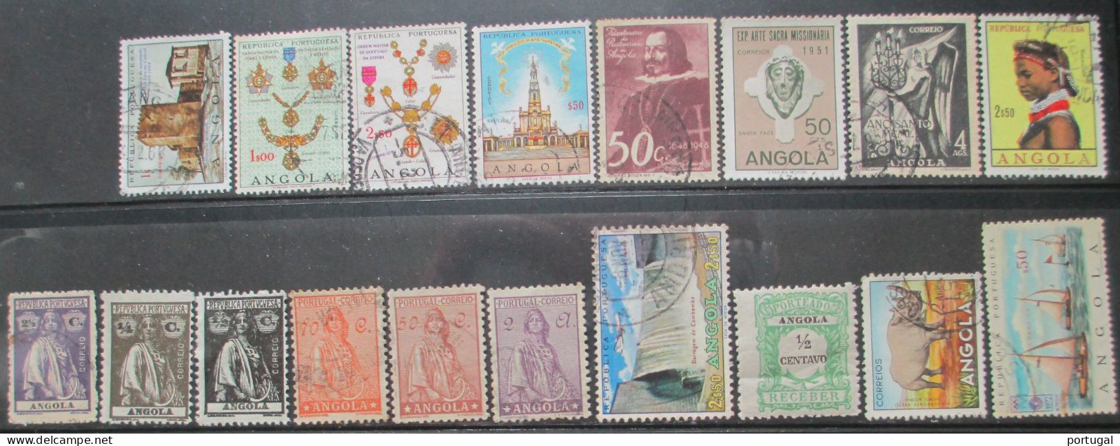 Angola ( 18 Timbres ) - OBLITERE - Angola