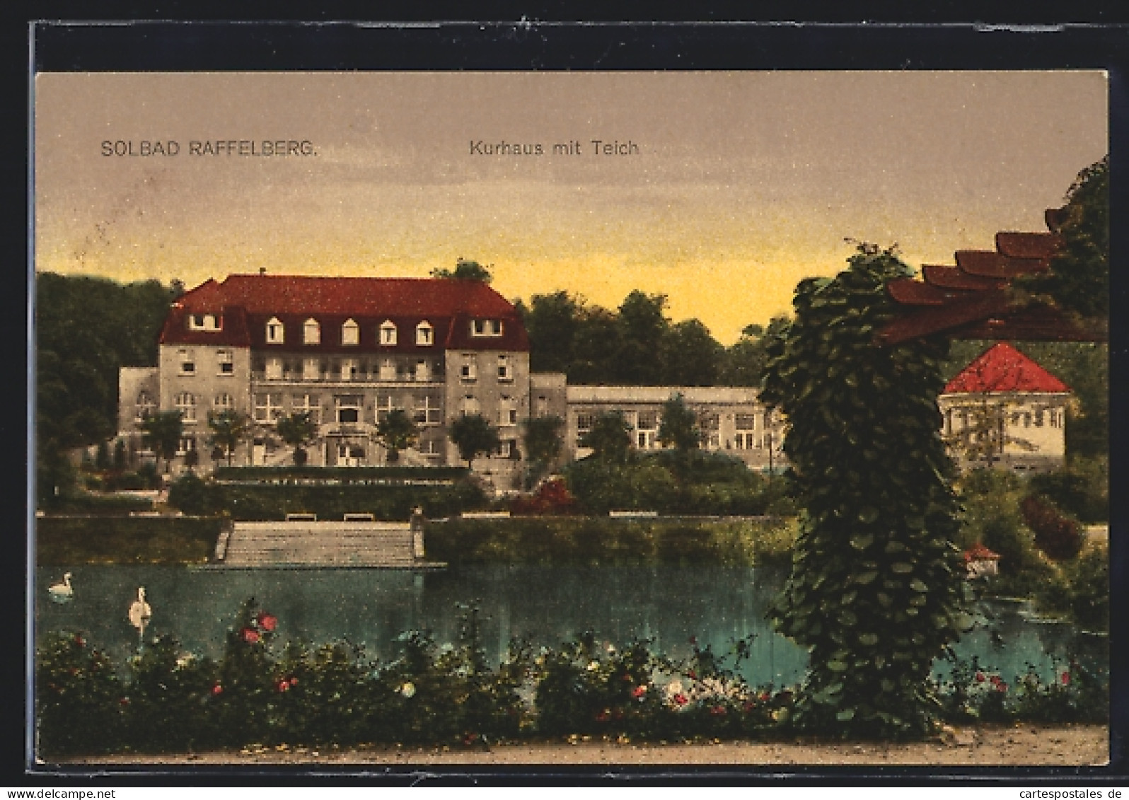 AK Mülheim / Ruhr, Solbad Raffelberg, Kurhaus Mit Teich  - Mülheim A. D. Ruhr