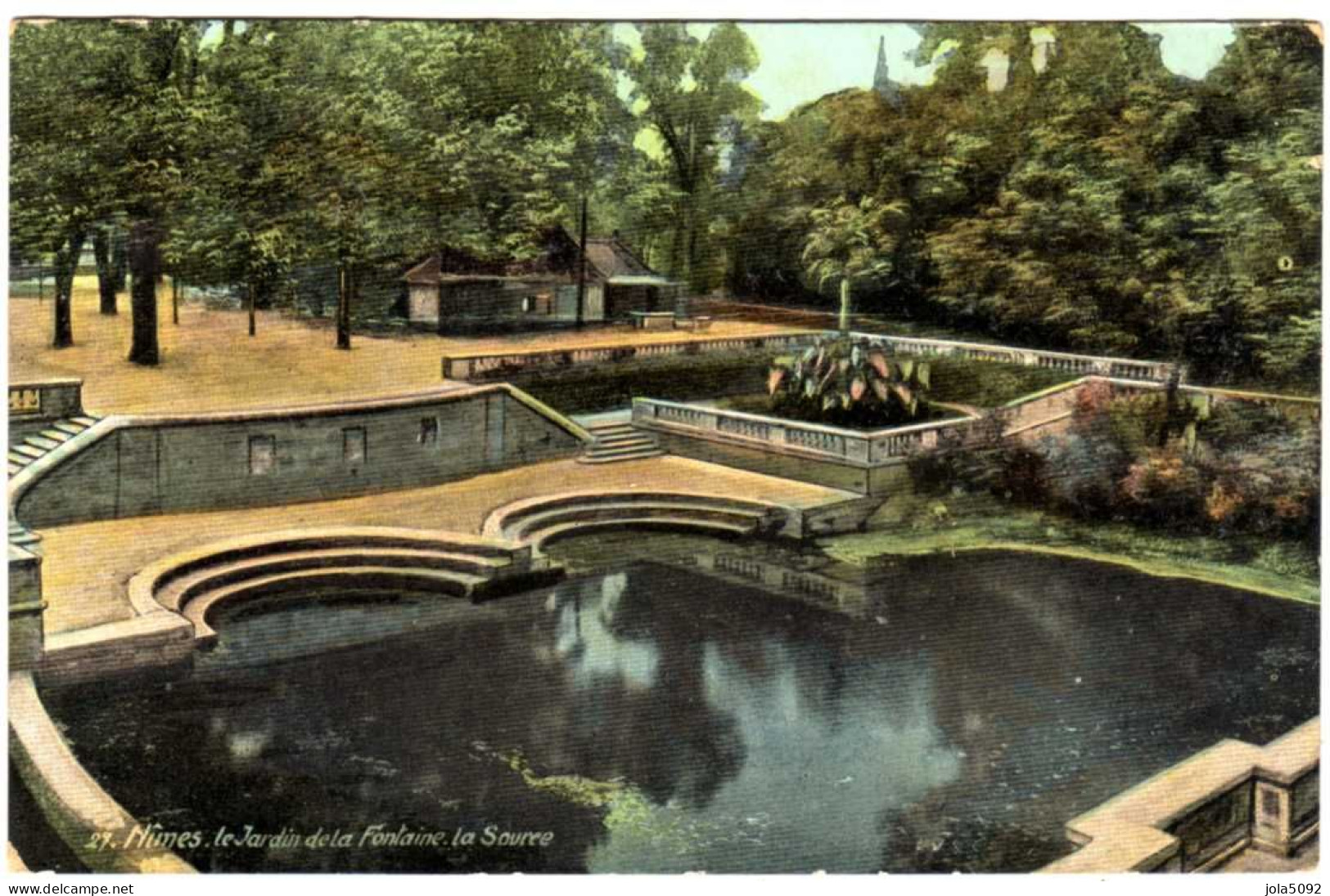 30 / NÎMES - Le Jardin De La Fontaine - La Source - Villeneuve-lès-Avignon
