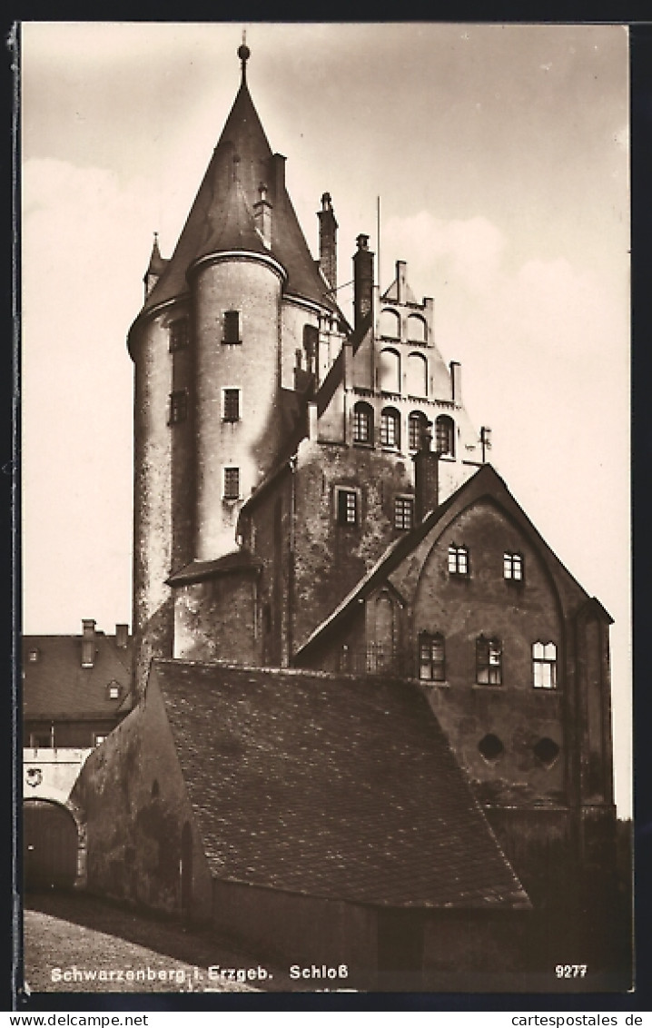 AK Schwarzenberg I. Erzgeb., Am Schloss  - Schwarzenberg (Erzgeb.)