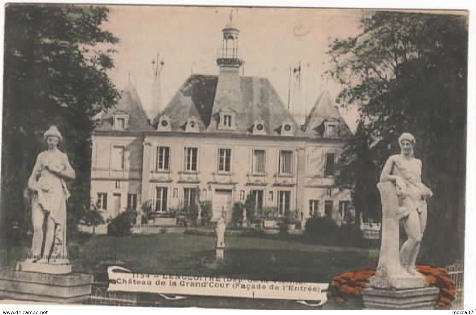 LENCLOITRE  Château De La Grand' Cour  (façade De L'entrée ) - Lencloitre