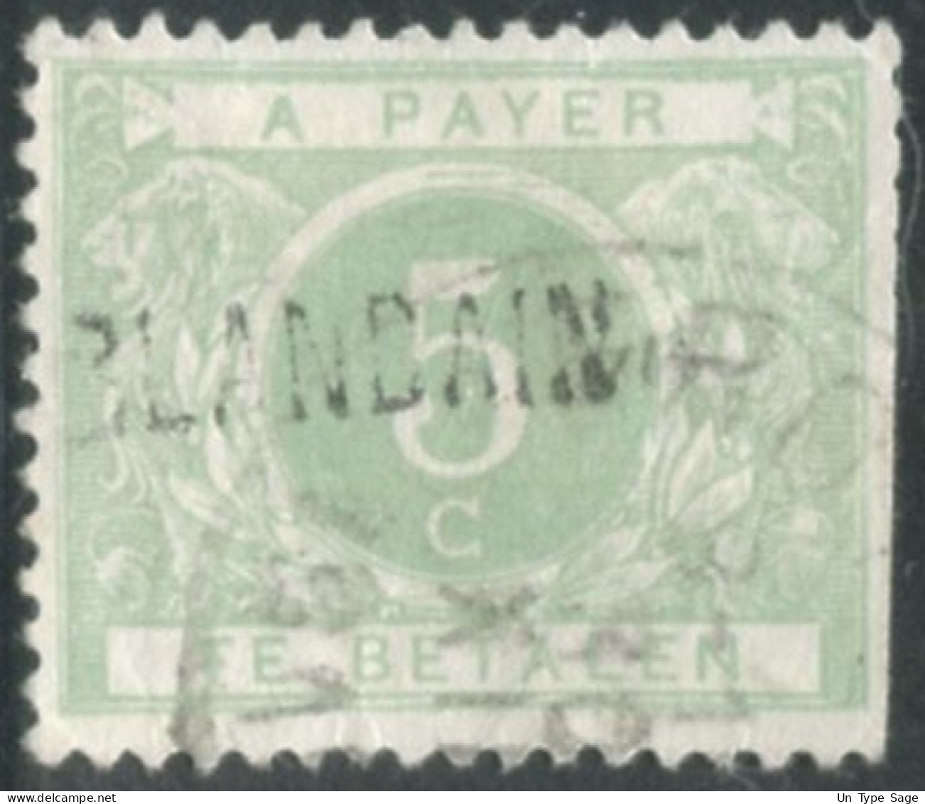 Belgique Timbre-taxe (TX) - Surcharge Locale De Distributeur - BLANDAIN - (F970) - Timbres