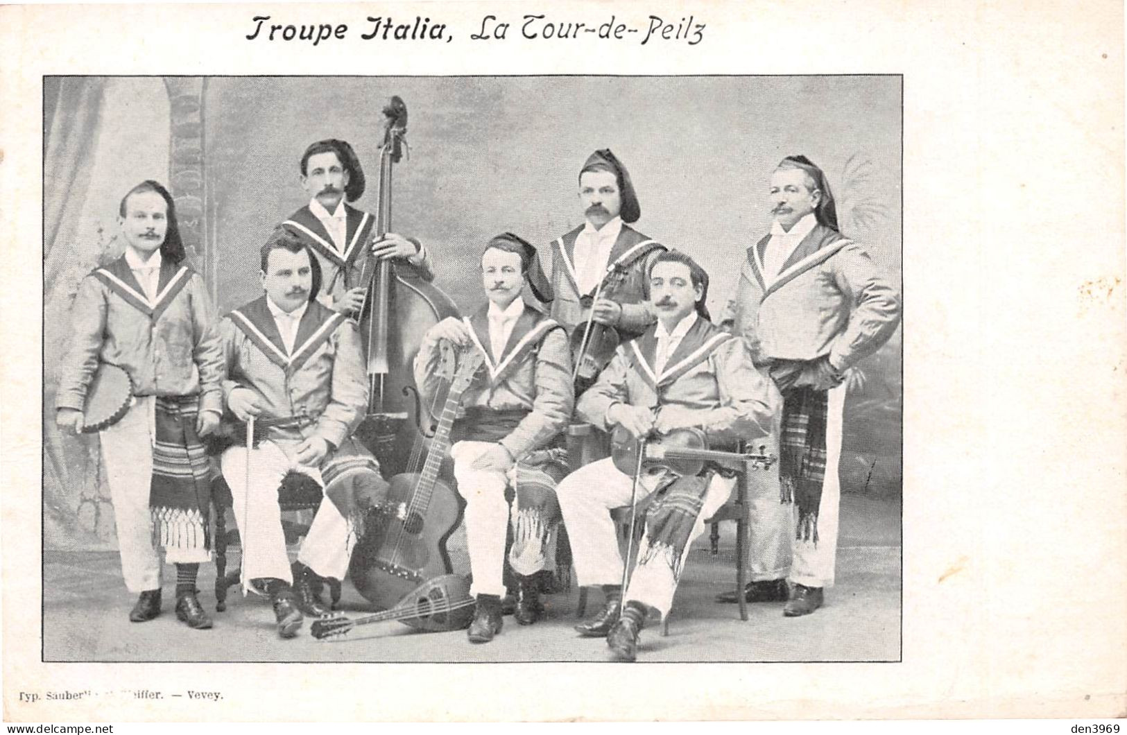 Suisse - VD - La TOUR-de-PEILZ - Troupe Italia - Orchestre, Groupe Musical - Précurseur - La Tour-de-Peilz