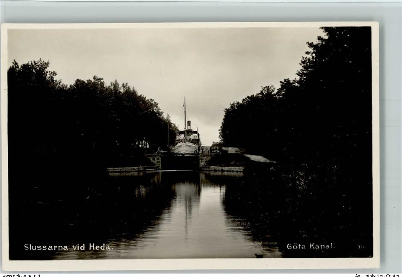 11033204 - Binnenschiffe Dampfer Im Goeta Kanal In Der - Cargos