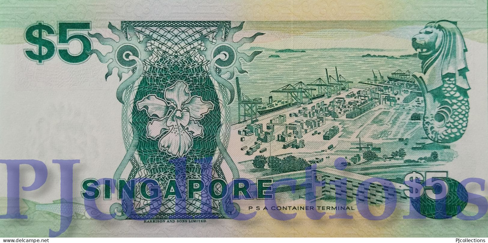 SINGAPORE 5 DOLLARS 1997 PICK 35 UNC - Singapore