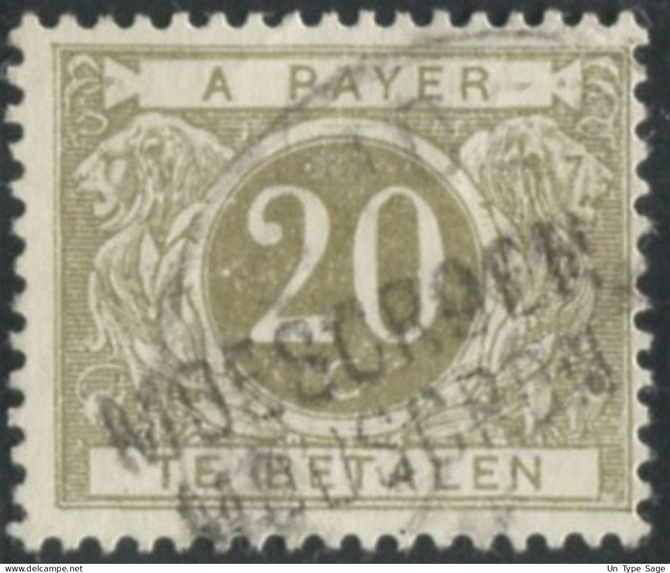 Belgique Timbre-taxe (TX) - Surcharge Locale De Distributeur - MOESCROEN / MOUSCRON - (F976) - Stamps