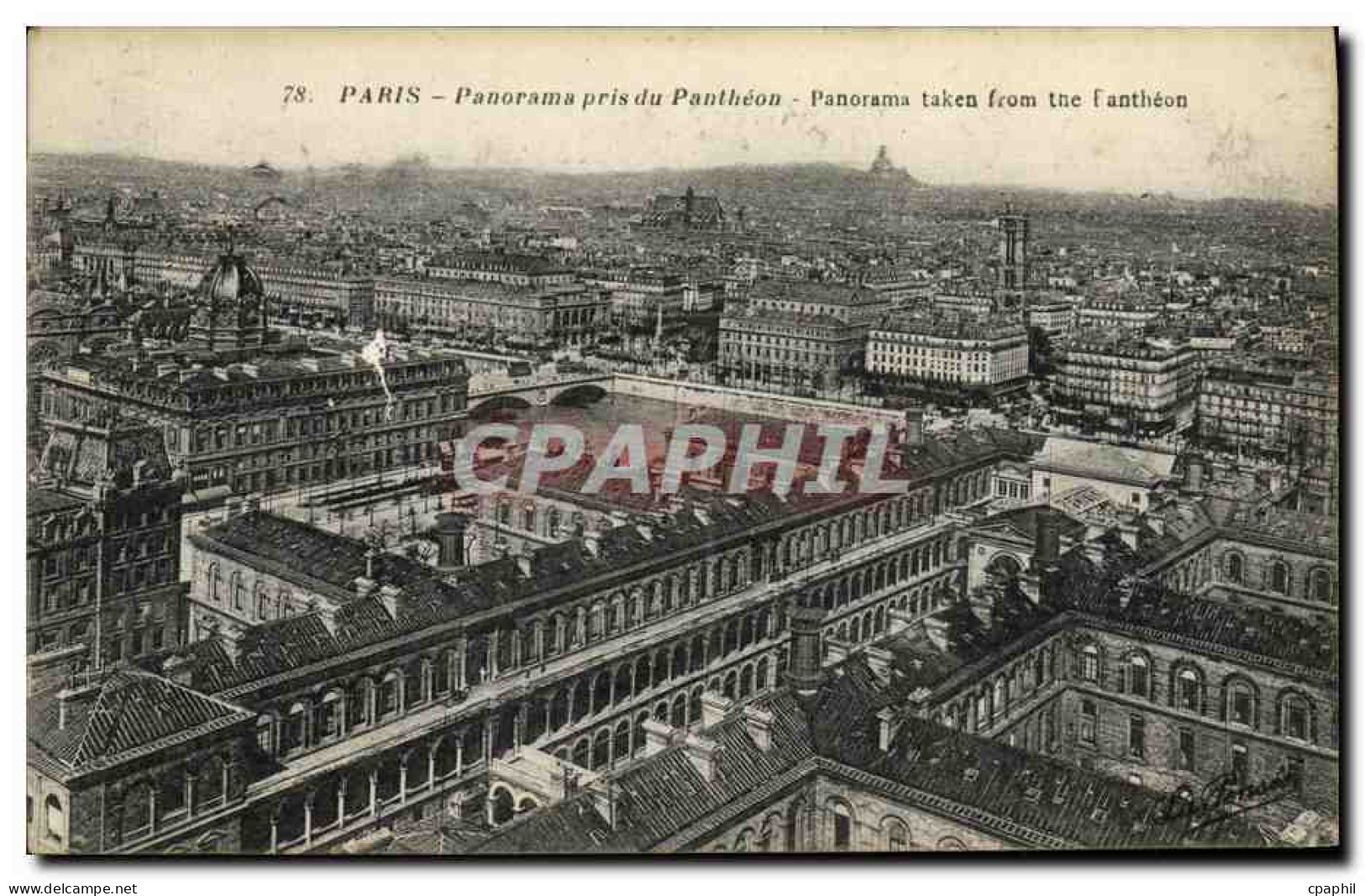 CPA Paris Panorama De La Place De L Opera - Panoramic Views