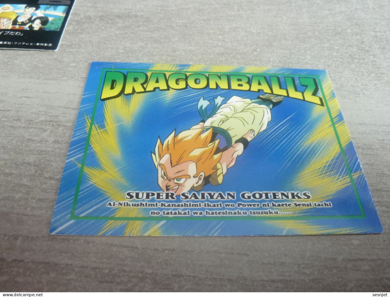 Dragon Ball Z - Super Saiyan Gotenks - Card Number 72 - Gotenks - Editions Made In Japan - - Dragonball Z