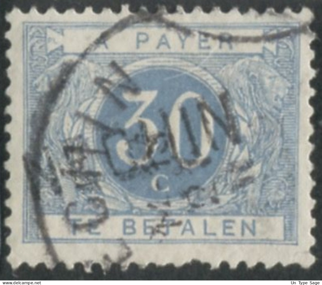 Belgique Timbre-taxe (TX) - Surcharge Locale De Distributeur - NECHIN - (F977) - Briefmarken