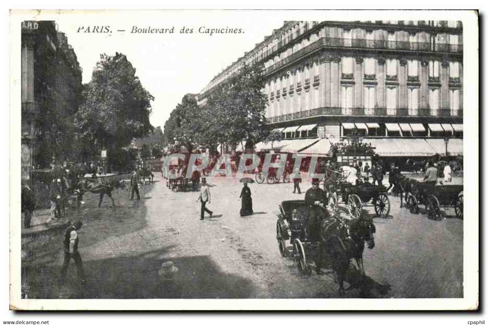 CPA Paris Boulevard Des Capucines - Distretto: 09