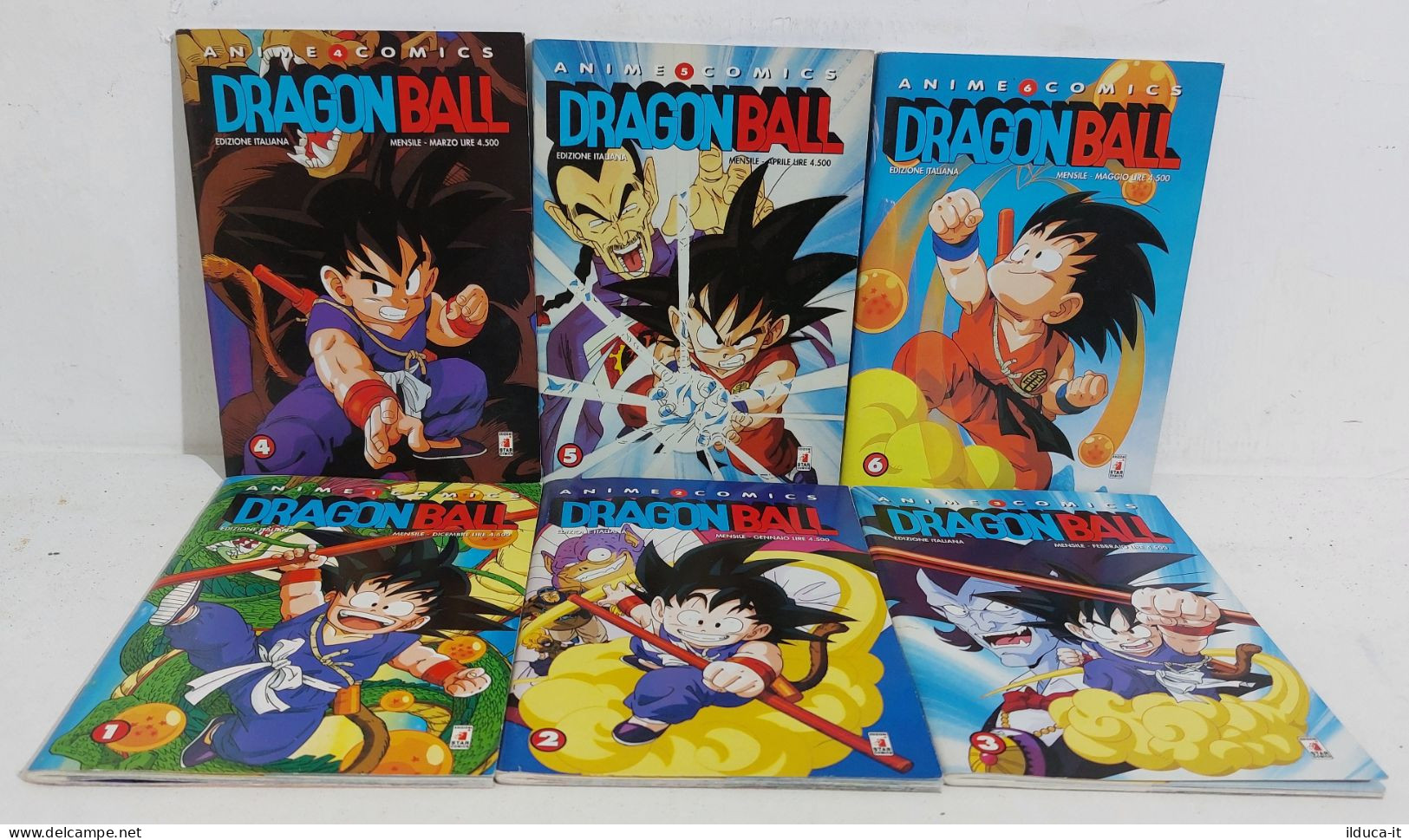 60928 DRAGON BALL Anime Comics 1/6 COMPLETA - Star Comics 1998 - Manga
