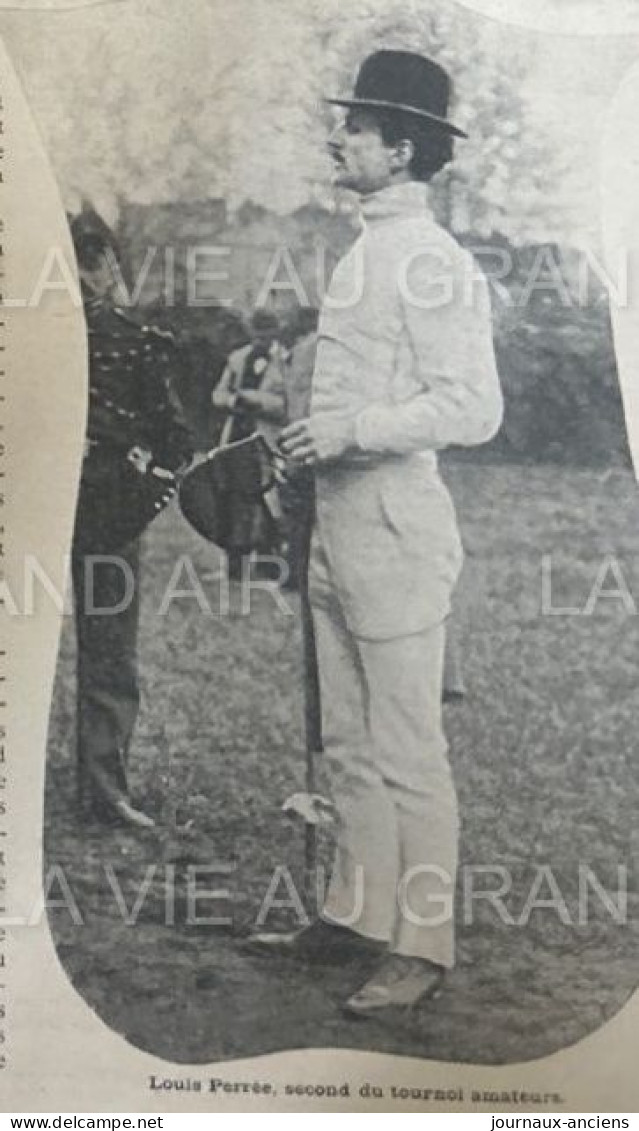 1902 SOCIÉTÉ D'ESCRIME DE PARIS - TOURNOI INTERNATIONAL D'ÉPÉE - L'ASSAUT FINAL - LA VIE AU GRAND AIR - 1900 - 1949