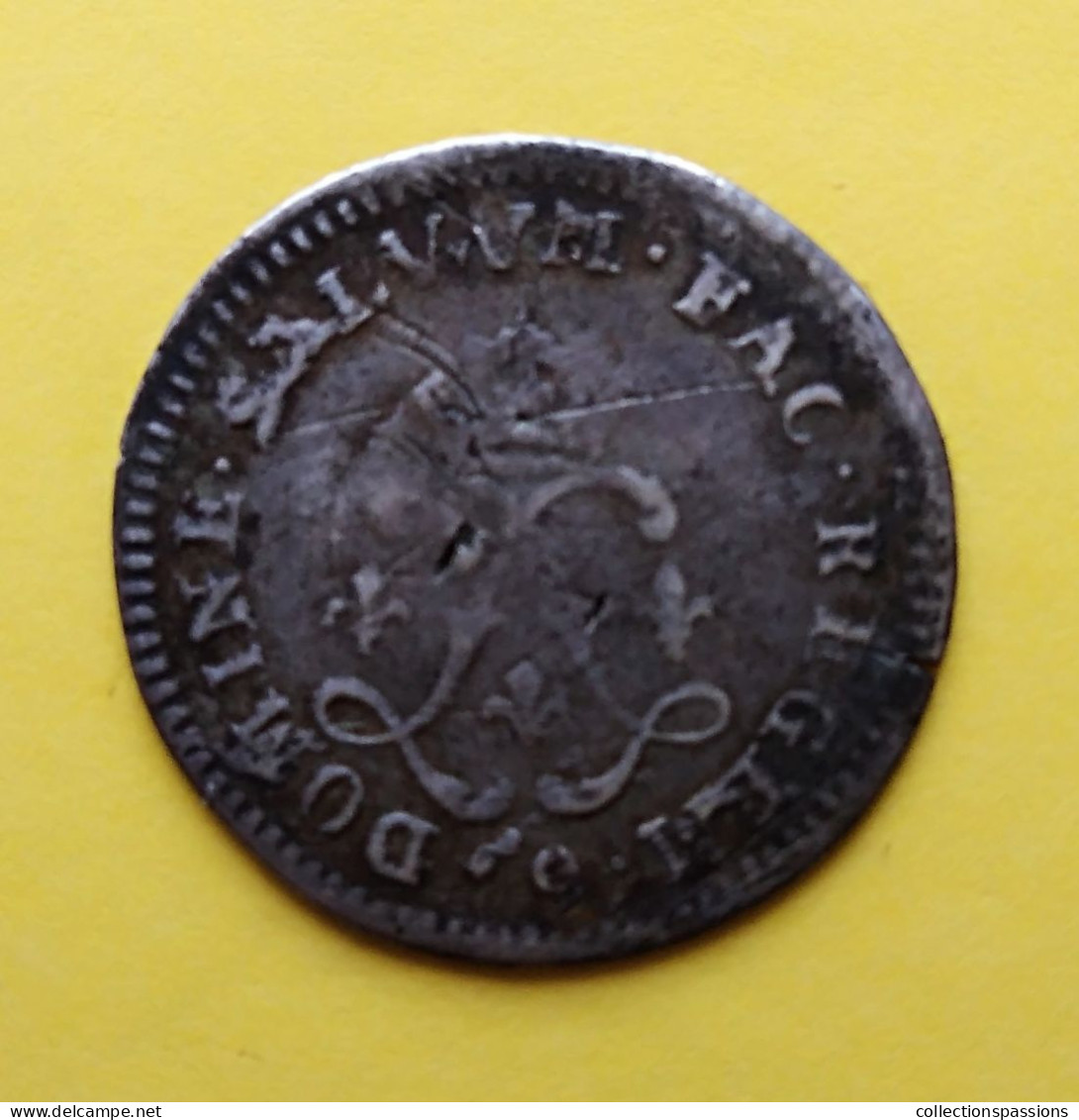 - LOUIS XIV - Quadruple Sol Aux Deux L - 1692 9 - Rennes - - 1643-1715 Luis XIV El Rey Sol