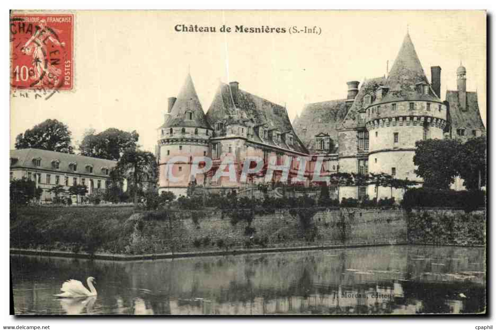 CPA Chateau De Mesnieres  - Mesnières-en-Bray