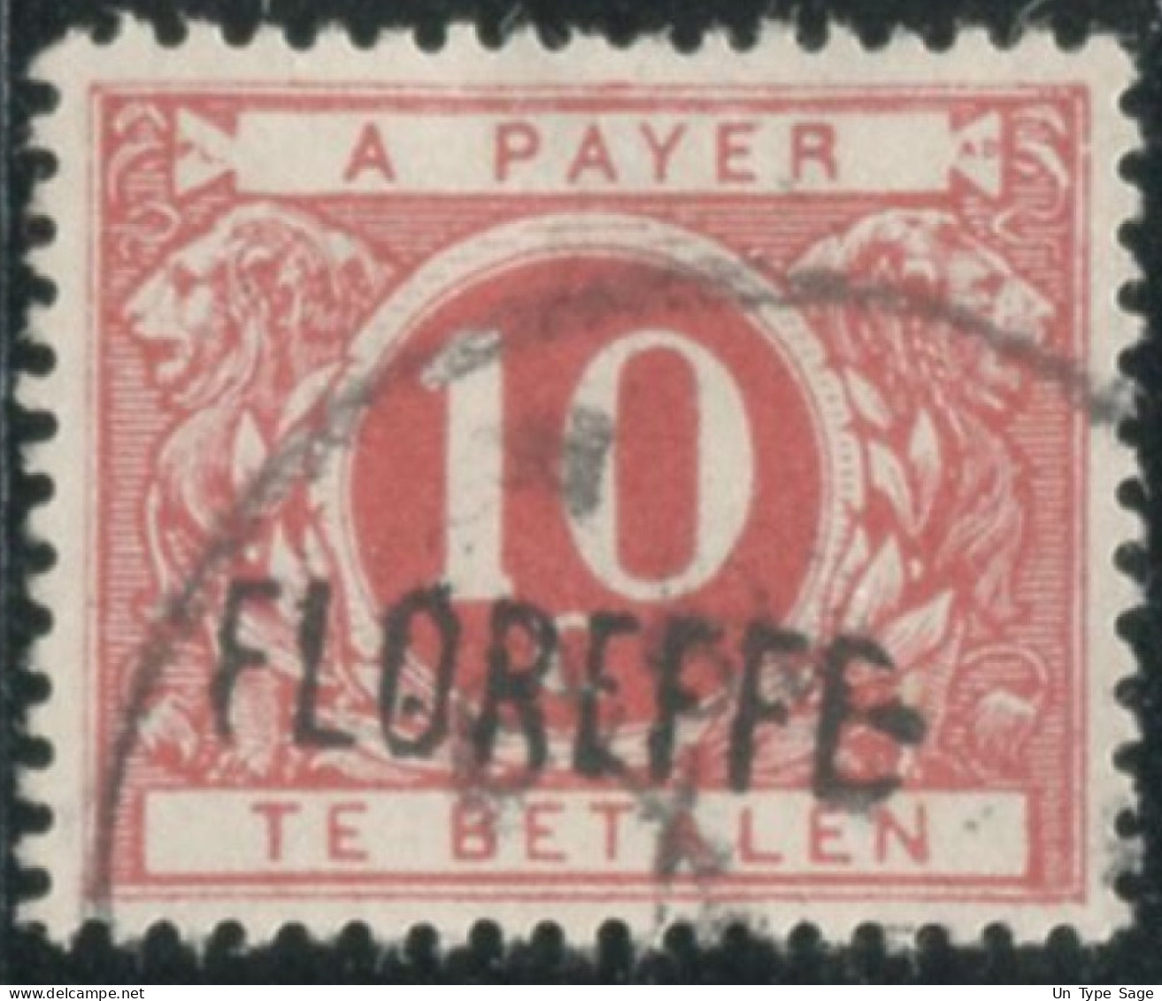 Belgique Timbre-taxe (TX) - Surcharge Locale De Distributeur - FLOREFFE - (F979) - Timbres