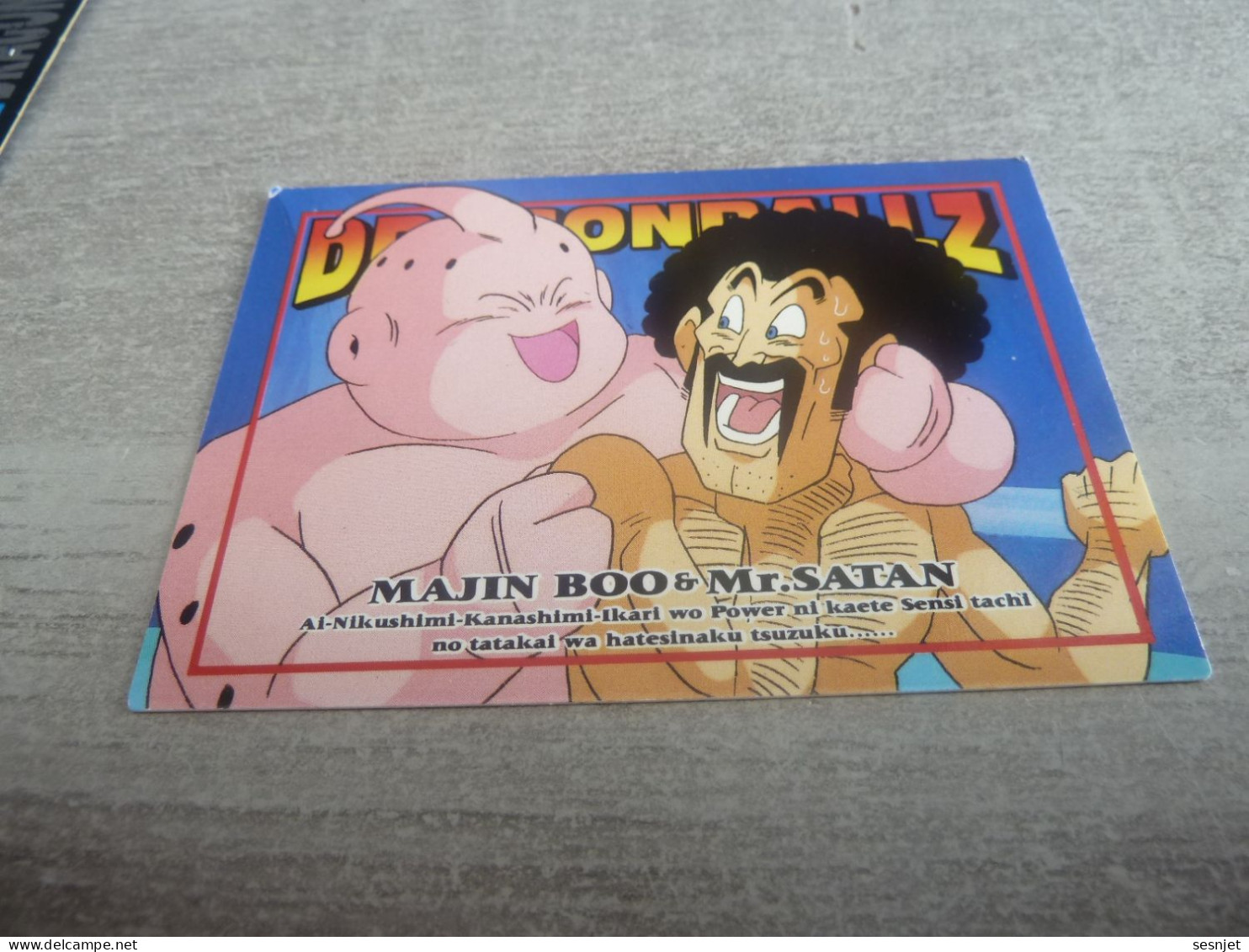 Dragon Ball Z - Majin Boo & Mr. Satan - Card Number 11 - Darbura - Editions Made In Japan - - Dragonball Z