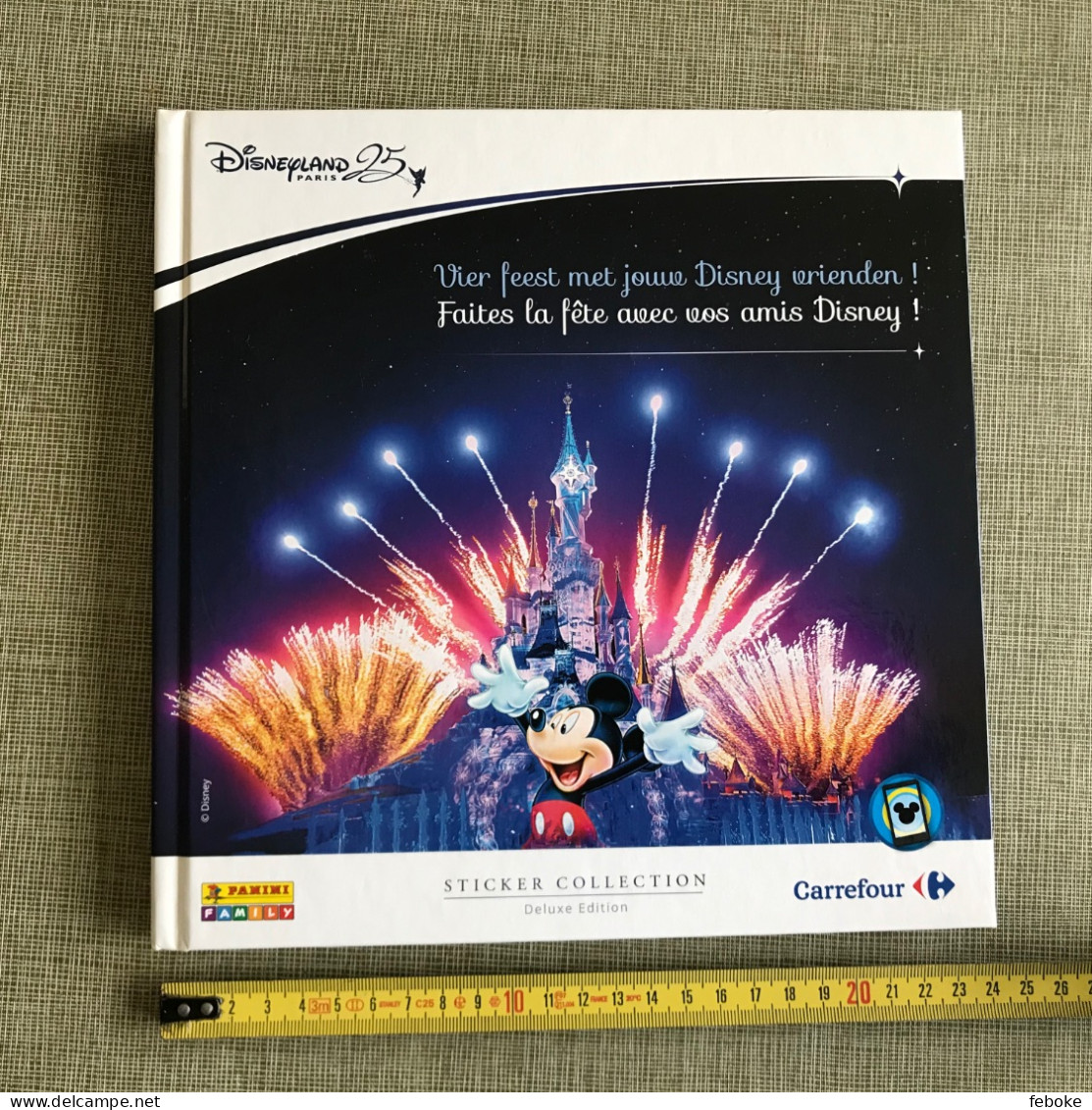 DISNEYLAND PARIS 25 PANINI STICKER COLLECTION DELUXE EDITION 2017 - Otros & Sin Clasificación