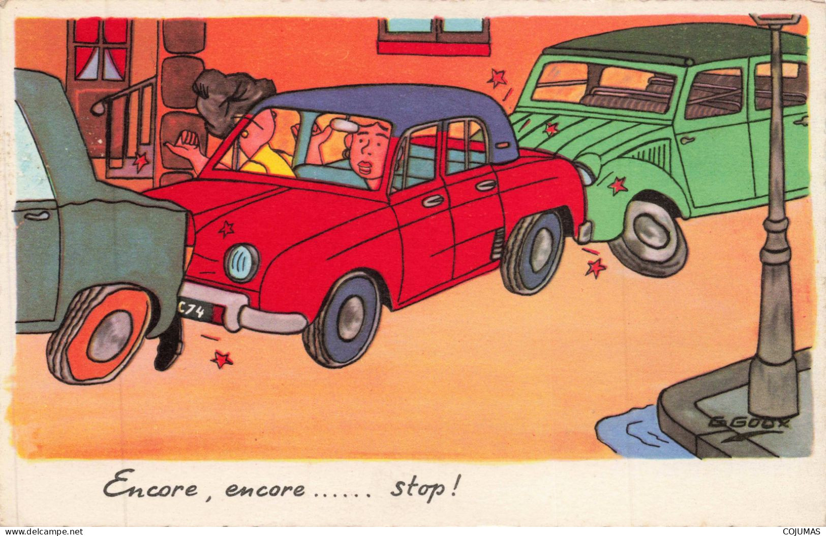 ILLUSTRATEURS _S28278_ Encore Stop - Accident Carambolage - 1900-1949