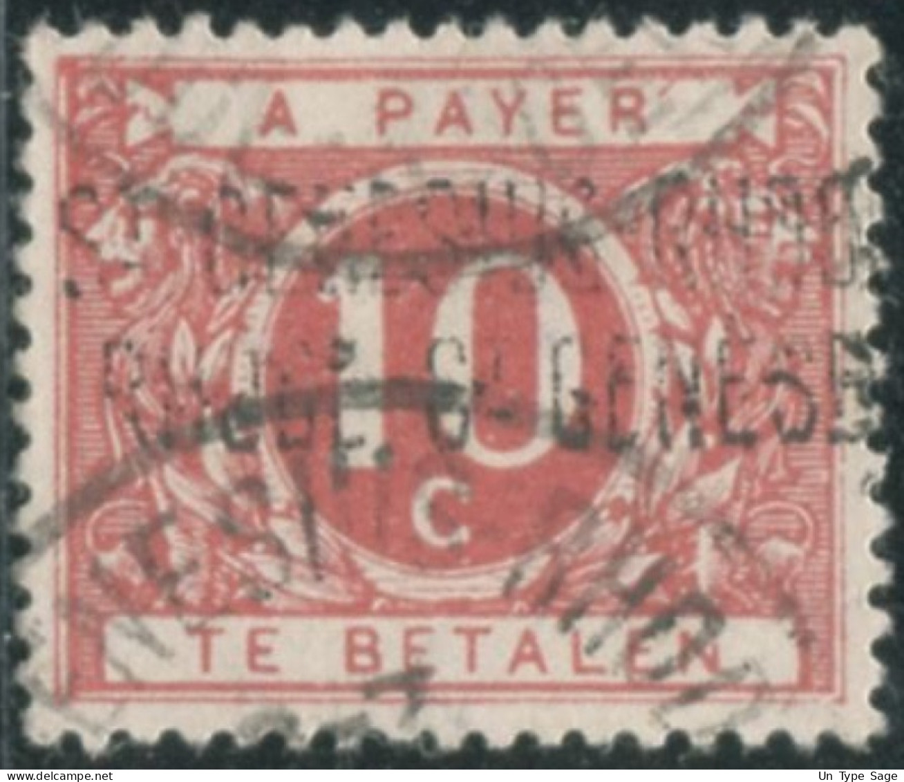 Belgique Timbre-taxe (TX) - Surcharge Locale De Distributeur - RHODE-ST-GENESE - (F981) - Briefmarken