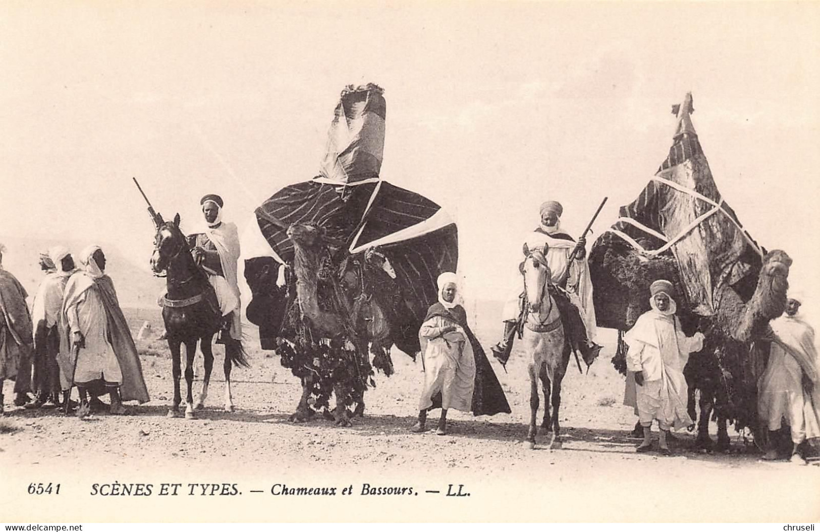 Chameaux Et Bassours - Túnez