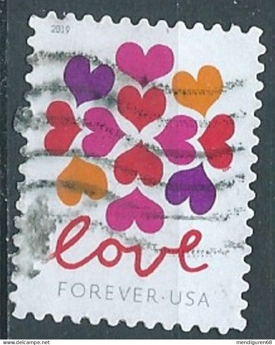 VEREINIGTE STAATEN ETATS UNIS USA 2019 HEARTS BLOSSOM F USED SC 5339 MI 5559 YT 5177 - Used Stamps