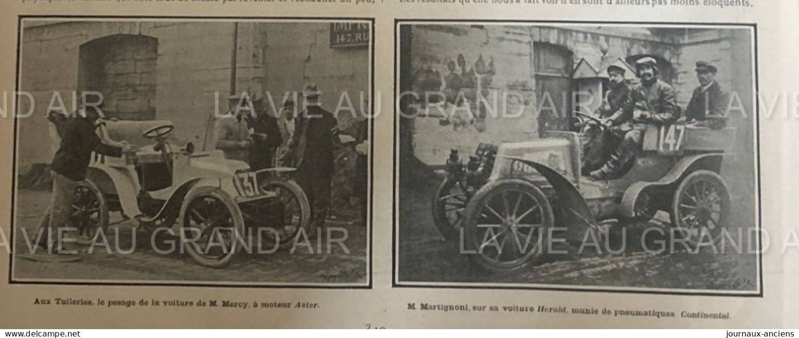 1902 COURSE AUTOMOBILE - LE CIRCUIT DU NORD - GEORGES RICHARD - PEUGEOT - ASTER - BARDON - GILLET FOREST - MERCY ETC....