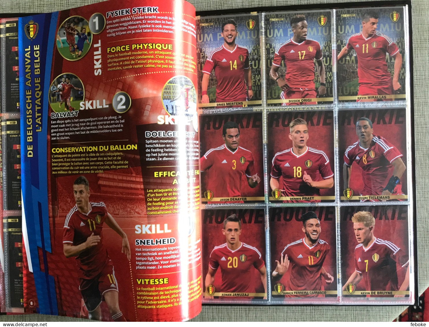 TOUSENSEMBLE ROAD TO FRANCE PANINI FAMILY CARREFOUR 2015 BELGIAN RED DEVILS - Andere & Zonder Classificatie