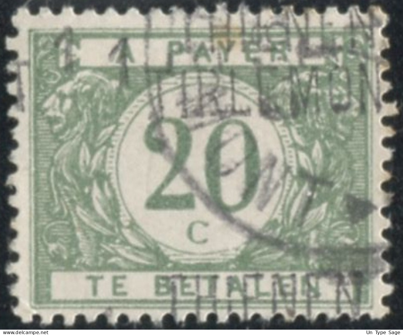 Belgique Timbre-taxe (TX) - Surcharge Locale De Distributeur - TIENEN / TIRLEMONT - (F984) - Briefmarken