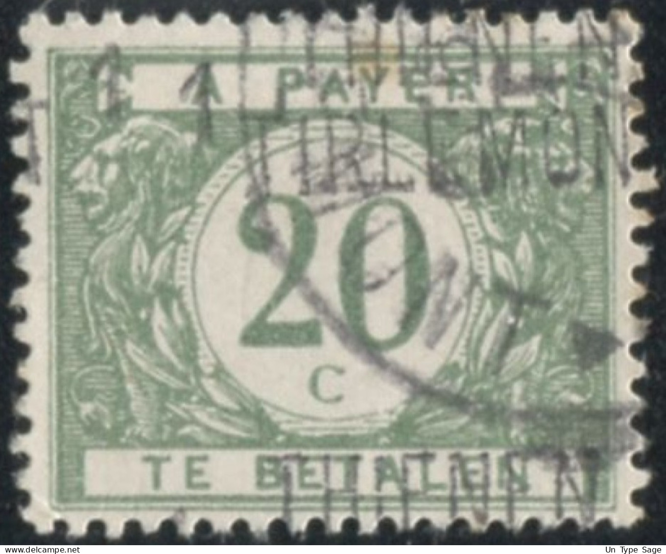 Belgique Timbre-taxe (TX) - Surcharge Locale De Distributeur - TIENEN / TIRLEMONT - (F984) - Timbres