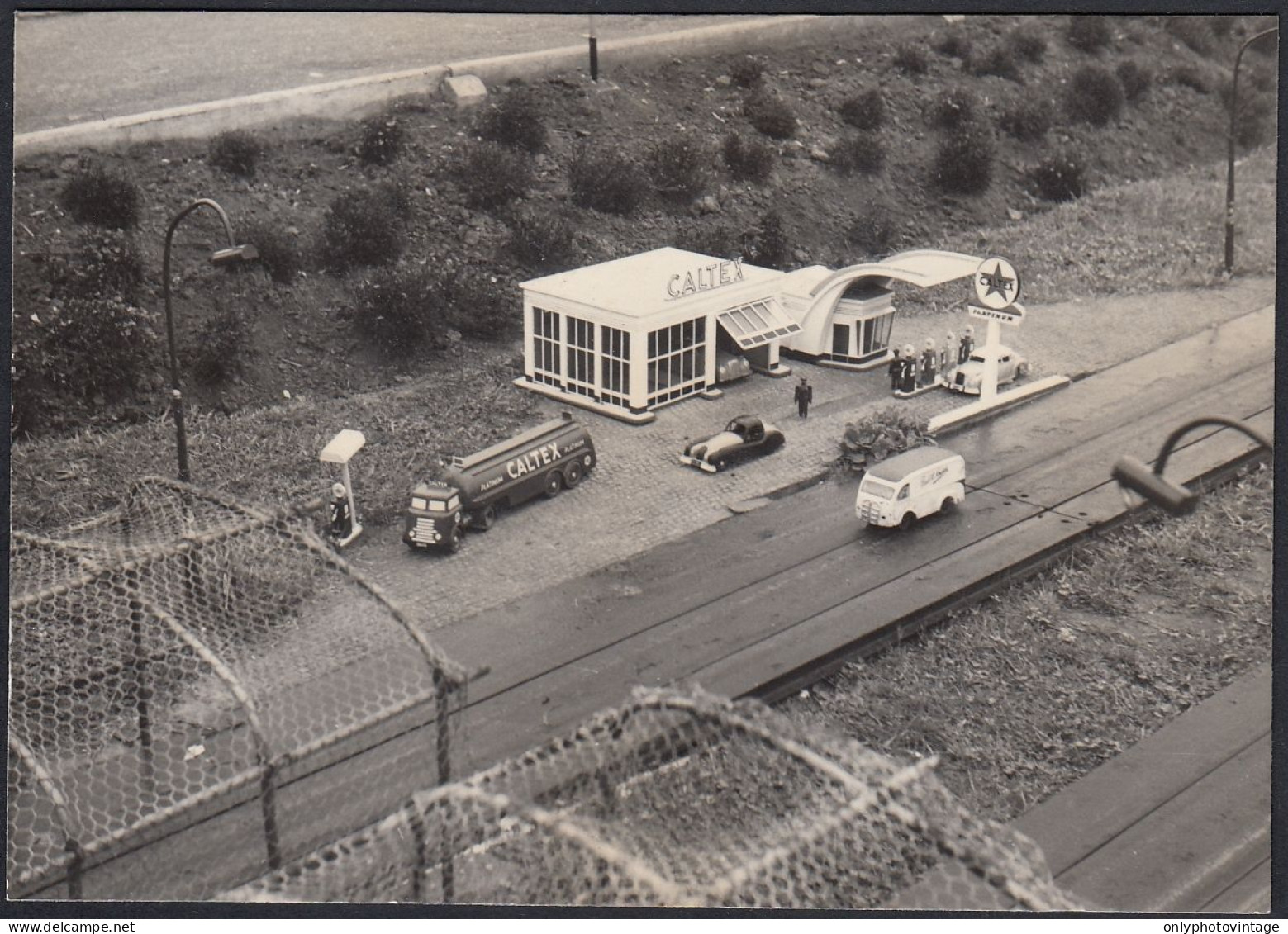 Netherlands 1954 - Distributore Di Benzina Caltex - Fotografia Epoca - Places