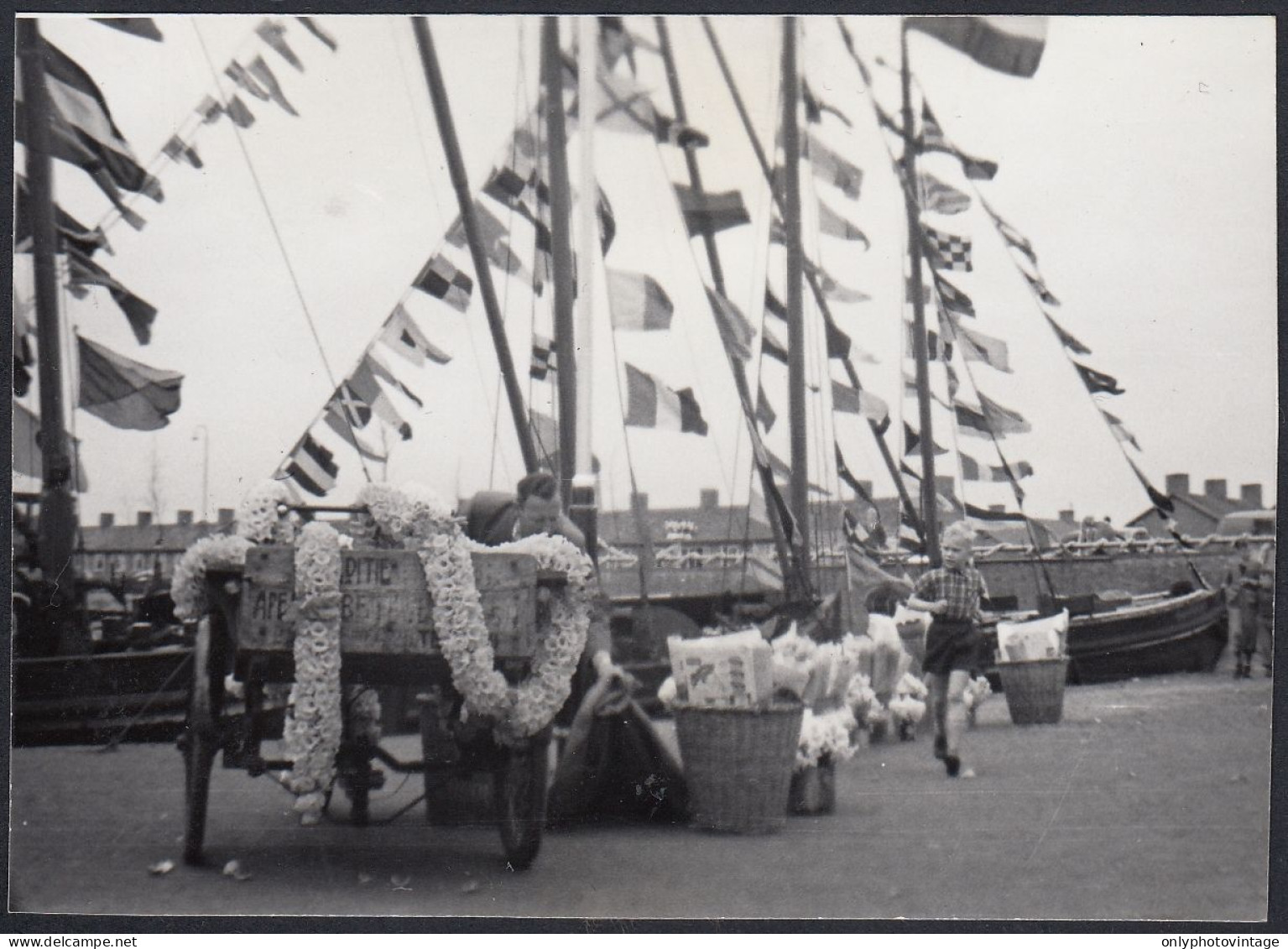 Netherlands 1954 - Volendam - Picturesque View - Fotografia Epoca - Photo - Places