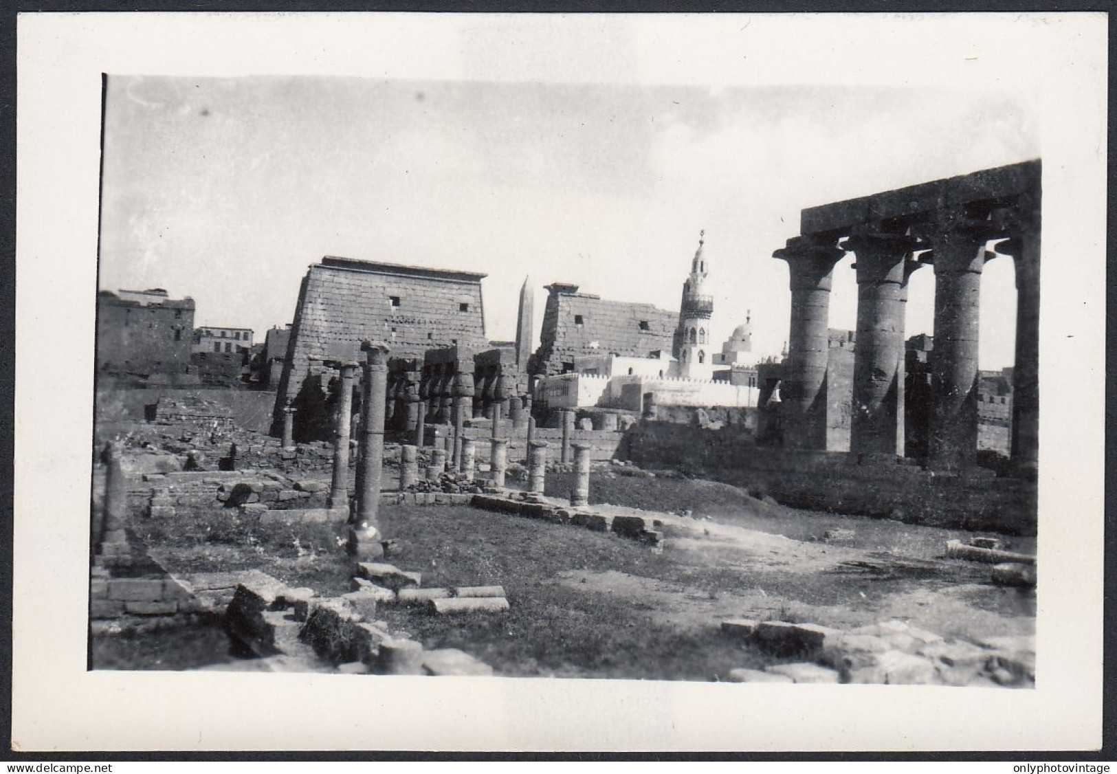 Egypt 1956 - Luxor - Archaeological View - Fotografia Epoca - Old Photo - Places