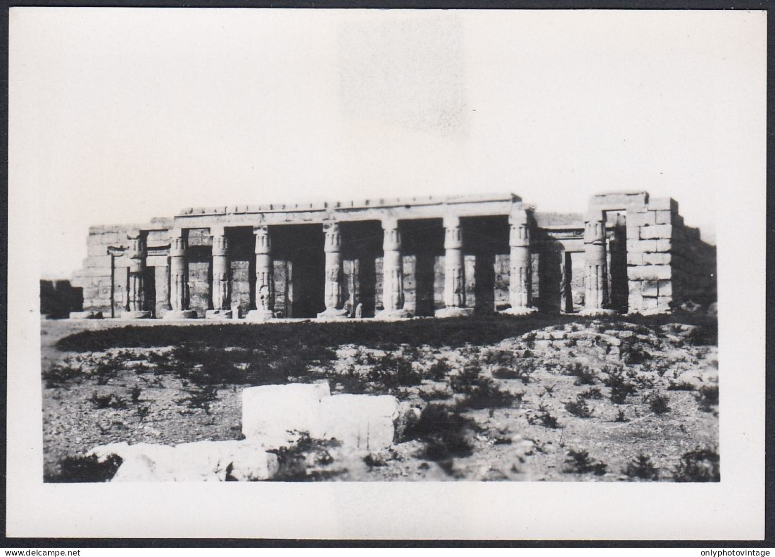 Egypt 1956 - Tebe - Archaeological View - Fotografia Epoca - Old Photo - Places