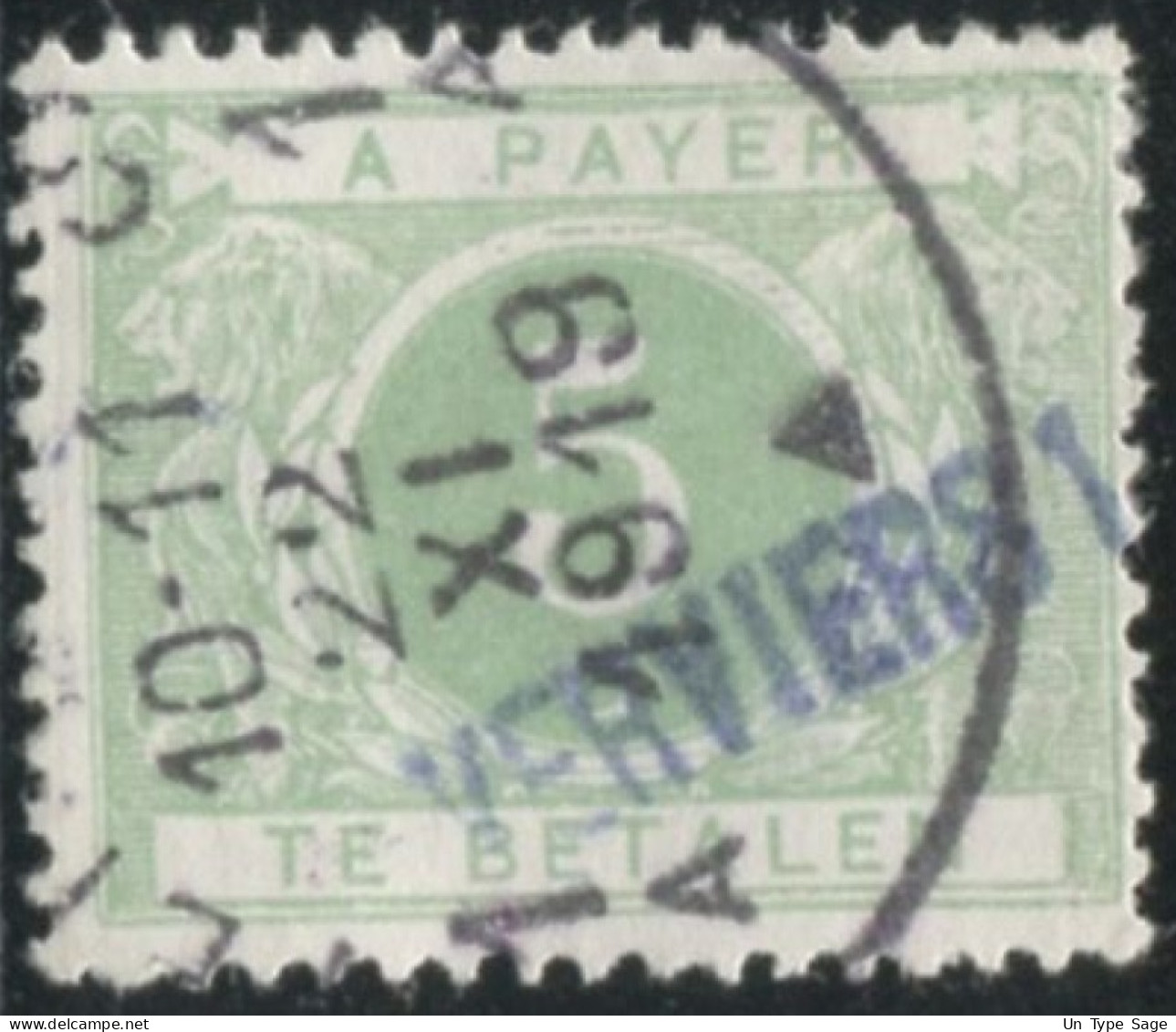 Belgique Timbre-taxe (TX) - Surcharge Locale De Distributeur - VERVIERS 1 - (F985) - Postzegels